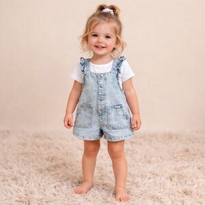 3T 7 For All Mankind overalls shorts